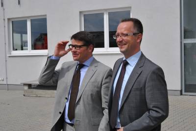 Heiko Kasseckert und Innenminister Boris Rhein - Feuerwache Langenselbold (2) - Heiko Kasseckert und Innenminister Boris Rhein - Feuerwache Langenselbold (2)